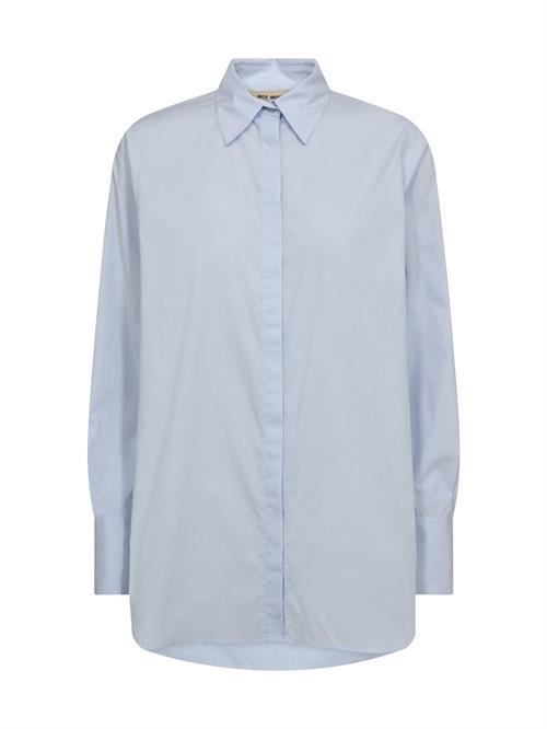 MOS MOSH SKJORTE, MMWINOLA COTTON TWIL SHIRT, LIGHT BLUE